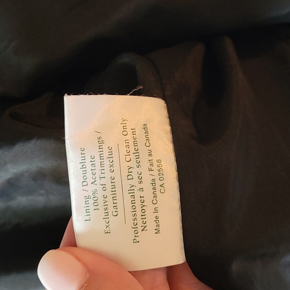 Genuine leather black Danier minidress vintage - Picture 8 of 8